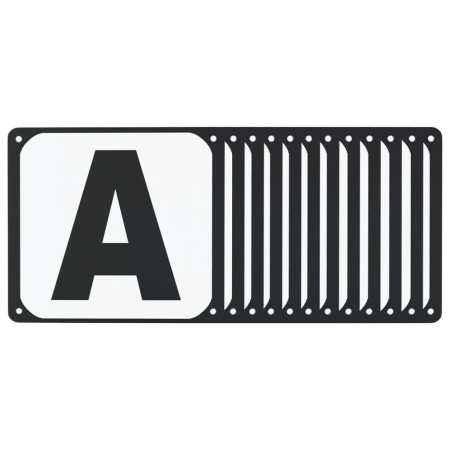 Letras de estadio de doma ecuestre 12 unidades acero de , Equipo y accesorios para equitación - Ref: Foro24-172500, Precio: 6...