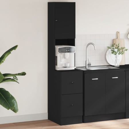 Mueble de cocina madera de ingeniería negro 35x50x180 cm de , Armarios de cocina - Ref: Foro24-840759, Precio: 118,70 €, Desc...