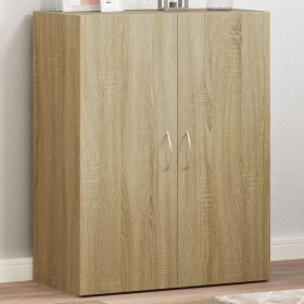 Armario archivador madera ingeniería roble Sonoma 60x32x77,5 cm de , Armarios archivadores - Ref: Foro24-840767, Precio: 68,3...
