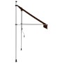 Toldo manual retráctil naranja y marrón 200 cm de , Toldos - Ref: Foro24-145836, Precio: 77,74 €, Descuento: %