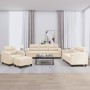 Juego de sofás con cojines 4 piezas tela microfibra beige de , Sofás - Ref: Foro24-3202301, Precio: 871,25 €, Descuento: %