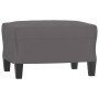 Juego de sofás con cojines 3 piezas cuero sintético gris de , Sofás - Ref: Foro24-3202369, Precio: 501,29 €, Descuento: %