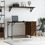 Escritorio ordenador madera ingeniería roble marrón 131x48x75cm de , Escritorios - Ref: Foro24-836222, Precio: 85,34 €, Descu...