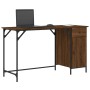 Escritorio ordenador madera ingeniería roble marrón 131x48x75cm de , Escritorios - Ref: Foro24-836222, Precio: 85,34 €, Descu...