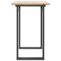 Mesa de comedor marco O madera maciza pino y acero 100x50x75cm de , Mesas de cocina y de comedor - Ref: Foro24-3282675, Preci...