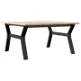 Mesa de centro marco Y madera maciza pino y acero 80x80x45 cm de , Mesas de cocina y de comedor - Ref: Foro24-3282707, Precio...