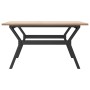 Mesa de centro marco Y madera maciza pino y acero 80x80x45 cm de , Mesas de cocina y de comedor - Ref: Foro24-3282707, Precio...