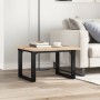 Mesa de centro marco O madera maciza pino y acero 60x60x40,5 cm de , Mesas de cocina y de comedor - Ref: Foro24-3282726, Prec...