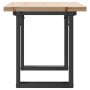 Mesa de centro marco O madera maciza pino y acero 90x40x45,5 cm de , Mesas de cocina y de comedor - Ref: Foro24-3282730, Prec...