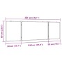Pizarra magnética plegable aluminio 200x60x1,7 cm de , Paneles de exposición - Ref: Foro24-4005369, Precio: 66,68 €, Descuent...