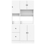 Mueble de cocina madera de ingeniería blanco 95x50x180 cm de , Armarios de cocina - Ref: Foro24-3276532, Precio: 304,57 €, De...