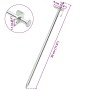 Clavijas para tienda 24 uds acero galvanizado 30 cm 8 mm de , Accesorios para tiendas de campaña - Ref: Foro24-4009357, Preci...