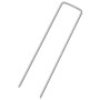Clavijas de tierra forma U 50 uds acero galvanizado 15x3,5 cm de , Accesorios para tiendas de campaña - Ref: Foro24-4009360, ...