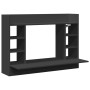 Escritorio de pared madera de ingeniería negro 105x48x75 cm de , Escritorios - Ref: Foro24-847969, Precio: 81,42 €, Descuento: %