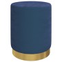 Taburete redondo con almacenaje terciopelo azul de , Taburetes y sillas plegables - Ref: Foro24-340284, Precio: 44,77 €, Desc...