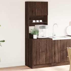 Mueble de cocina madera ingeniería marrón roble 60x50x180 cm de , Armarios de cocina - Ref: Foro24-3276643, Precio: 178,25 €,...