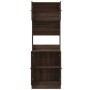 Mueble de cocina madera ingeniería marrón roble 60x50x180 cm de , Armarios de cocina - Ref: Foro24-3276643, Precio: 178,25 €,...
