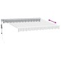 Toldo retráctil aluminio y tela gris antracita y blanco 3x2,5 m de , Toldos - Ref: Foro24-3216113, Precio: 339,37 €, Descuent...