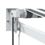 Toldo retráctil aluminio y tela gris antracita y blanco 3x2,5 m de , Toldos - Ref: Foro24-3216113, Precio: 339,37 €, Descuent...