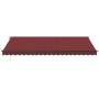 Toldo retráctil automático burdeos 500x350 cm de , Toldos - Ref: Foro24-3215008, Precio: 587,68 €, Descuento: %