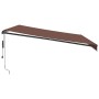 Toldo retráctil automático marrón 450x300 cm de , Toldos - Ref: Foro24-3310213, Precio: 474,73 €, Descuento: %