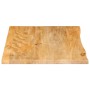 Tablero de mesa borde natural madera maciza mango 80x60x3,8 cm de , Tableros para mesas - Ref: Foro24-370500, Precio: 88,67 €...