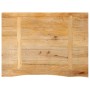 Tablero de mesa borde natural madera maciza mango 80x60x3,8 cm de , Tableros para mesas - Ref: Foro24-370500, Precio: 88,67 €...