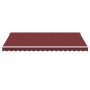 Toldo retráctil manual burdeos 450x300 cm de , Toldos - Ref: Foro24-3215296, Precio: 332,01 €, Descuento: %