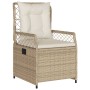 Set comedor de jardín 7 pzas con cojines ratán sintético beige de , Conjuntos de jardín - Ref: Foro24-3262879, Precio: 770,36...