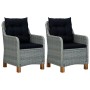 Juego de comedor para jardín de 3 piezas gris claro de vidaXL, Conjuntos de jardín - Ref: Foro24-3067756, Precio: 399,02 €, D...