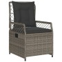 Set comedor de jardín 5 piezas con cojines ratán sintético gris de , Conjuntos de jardín - Ref: Foro24-3262994, Precio: 503,1...