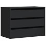 Cajonera de esquina madera de ingeniería negra 80x41x58 cm de , Cajoneras - Ref: Foro24-852853, Precio: 129,55 €, Descuento: %