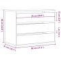 Cajonera de esquina madera de ingeniería negra 80x41x58 cm de , Cajoneras - Ref: Foro24-852853, Precio: 129,55 €, Descuento: %
