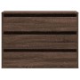 Cajonera de esquina madera ingeniería marrón roble 80x41x58 cm de , Cajoneras - Ref: Foro24-852858, Precio: 111,60 €, Descuen...