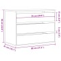 Cajonera de esquina madera ingeniería marrón roble 80x41x58 cm de , Cajoneras - Ref: Foro24-852858, Precio: 111,60 €, Descuen...