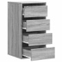 Cajonera de esquina madera ingeniería gris Sonoma 40x41x76 cm de , Cajoneras - Ref: Foro24-852866, Precio: 78,77 €, Descuento: %