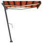 Toldo automático LED sensor de viento naranja marrón 350x250 cm de , Toldos - Ref: Foro24-3069735, Precio: 622,00 €, Descuent...