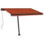 Toldo automático LED sensor de viento naranja marrón 350x250 cm de , Toldos - Ref: Foro24-3069735, Precio: 622,00 €, Descuent...