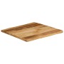 Tablero de mesa borde natural madera maciza mango 60x60x3,8 cm de , Tableros para mesas - Ref: Foro24-370690, Precio: 69,74 €...