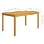 Juego de comedor para jardín 5 piezas marrón de vidaXL, Conjuntos de jardín - Ref: Foro24-3067783, Precio: 368,99 €, Descuent...