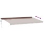 Toldo retráctil automático marrón 600x350 cm de , Toldos - Ref: Foro24-3215417, Precio: 756,15 €, Descuento: %