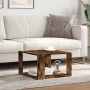 Mesa de centro madera ingeniería roble ahumado 51,5x51,5x30 cm de , Mesas de centro - Ref: Foro24-848140, Precio: 43,78 €, De...