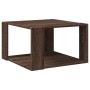 Mesa de centro madera ingeniería marrón roble 51,5x51,5x30 cm de , Mesas de centro - Ref: Foro24-848142, Precio: 44,18 €, Des...