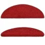 Alfombrillas de escalera 10 unidades rojo 56x17x3 cm de vidaXL, Alfombrillas para escalones - Ref: Foro24-149797, Precio: 49,...