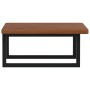 Estante de lavabo de pared de acero y madera maciza de roble de , Tocadores de baño - Ref: Foro24-3302401, Precio: 83,90 €, D...