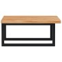 Estante de lavabo de pared de acero y madera maciza de roble de , Tocadores de baño - Ref: Foro24-3302393, Precio: 83,13 €, D...