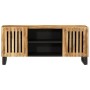 Mueble de TV madera maciza de mango rugosa 105x34x46 cm de , Almacenamiento para CD y DVD - Ref: Foro24-377436, Precio: 124,2...