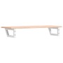 Estante de lavabo de pared de acero y madera maciza de roble de , Tocadores de baño - Ref: Foro24-3302550, Precio: 79,92 €, D...