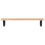 Estante de lavabo de pared de acero y madera maciza de roble de , Tocadores de baño - Ref: Foro24-3302571, Precio: 94,69 €, D...