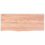 Estante de lavabo de pared de acero y madera maciza de roble de , Tocadores de baño - Ref: Foro24-3302571, Precio: 94,69 €, D...